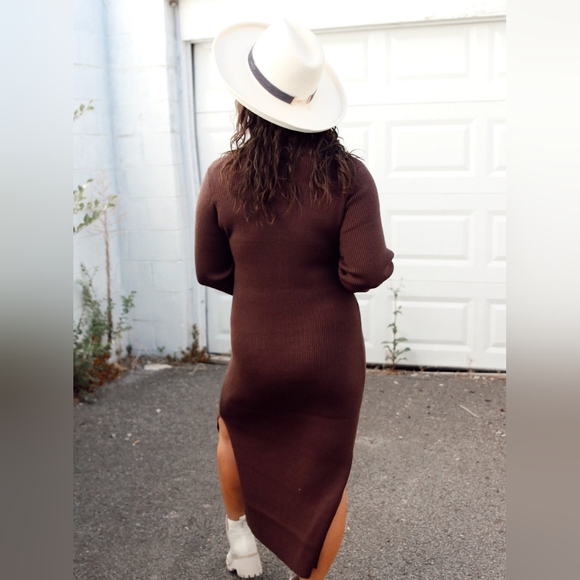 Gentle Fawn Penny Sweater Dress Espresso Medium BNWT - Picture 3 of 11